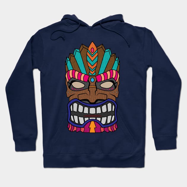 Tiki Totem Idol Mask Hoodie by Brobocop